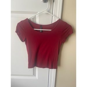 Cropped tee- size small